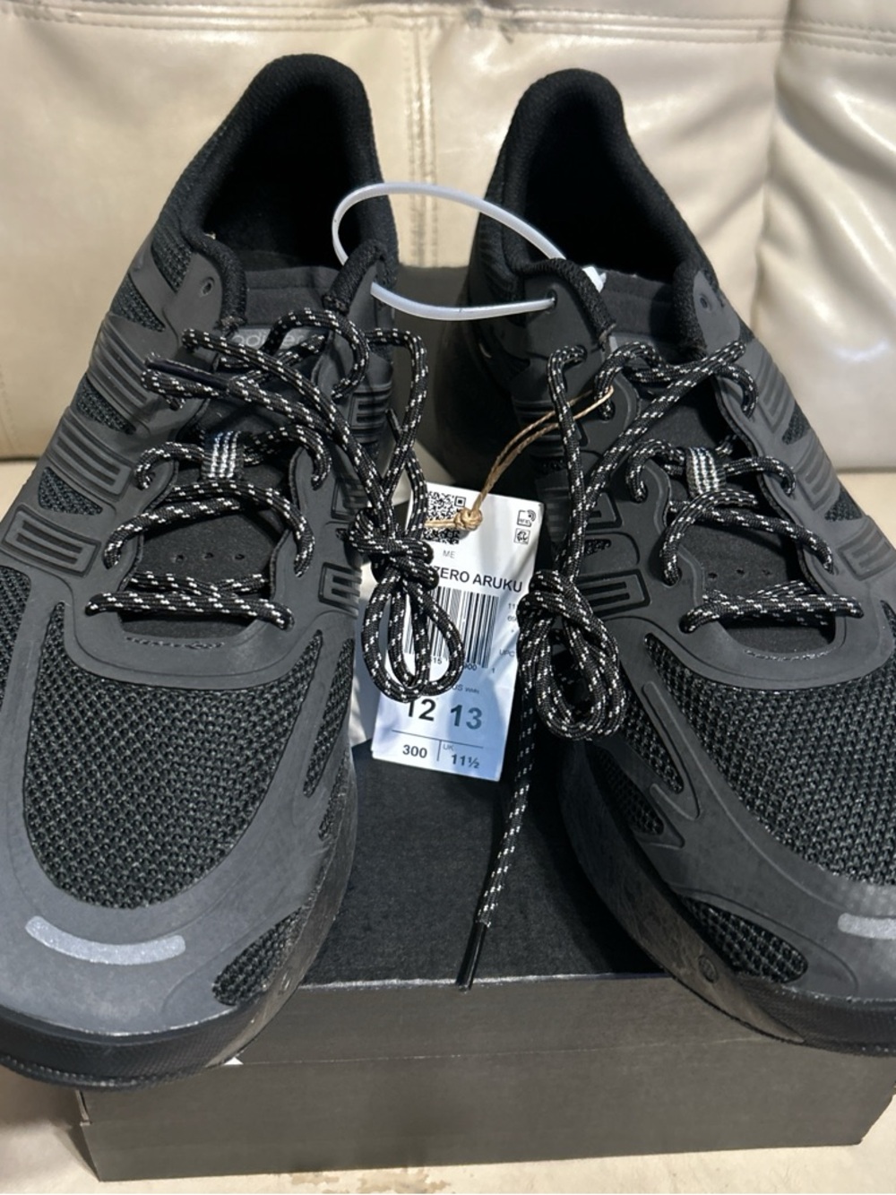 adidas Black and Gray Men's Running Sneakers